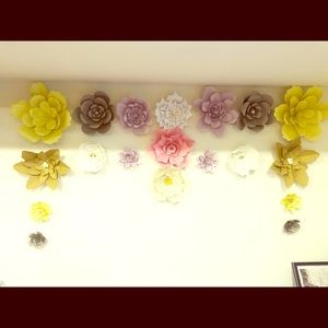 Flowers for backdrop